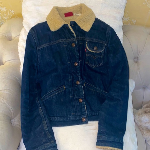 Levi Jean Jacket fleece inside